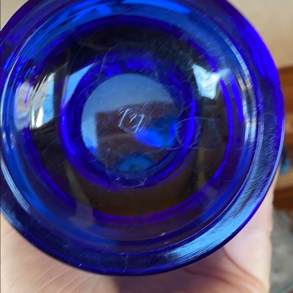 Cobalt Blue Starbucks glass coffee cup - Picture 4 of 5